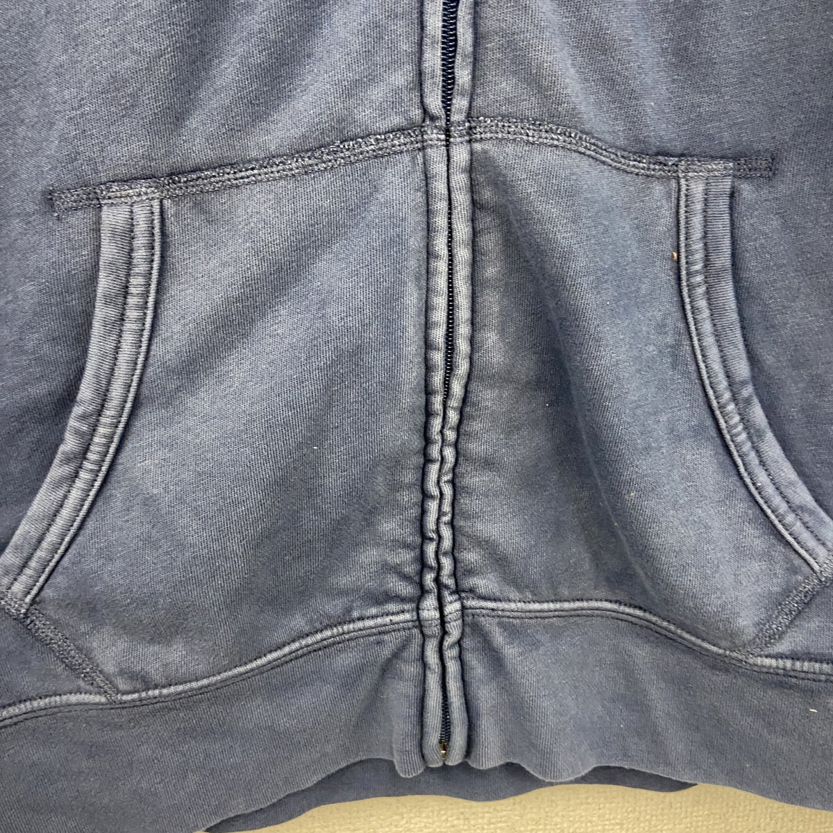 POLO Ralph Lauren　フルジップパーカー/フーディー　刺ロゴ　紺　ネイビー　Mサイズ　古着