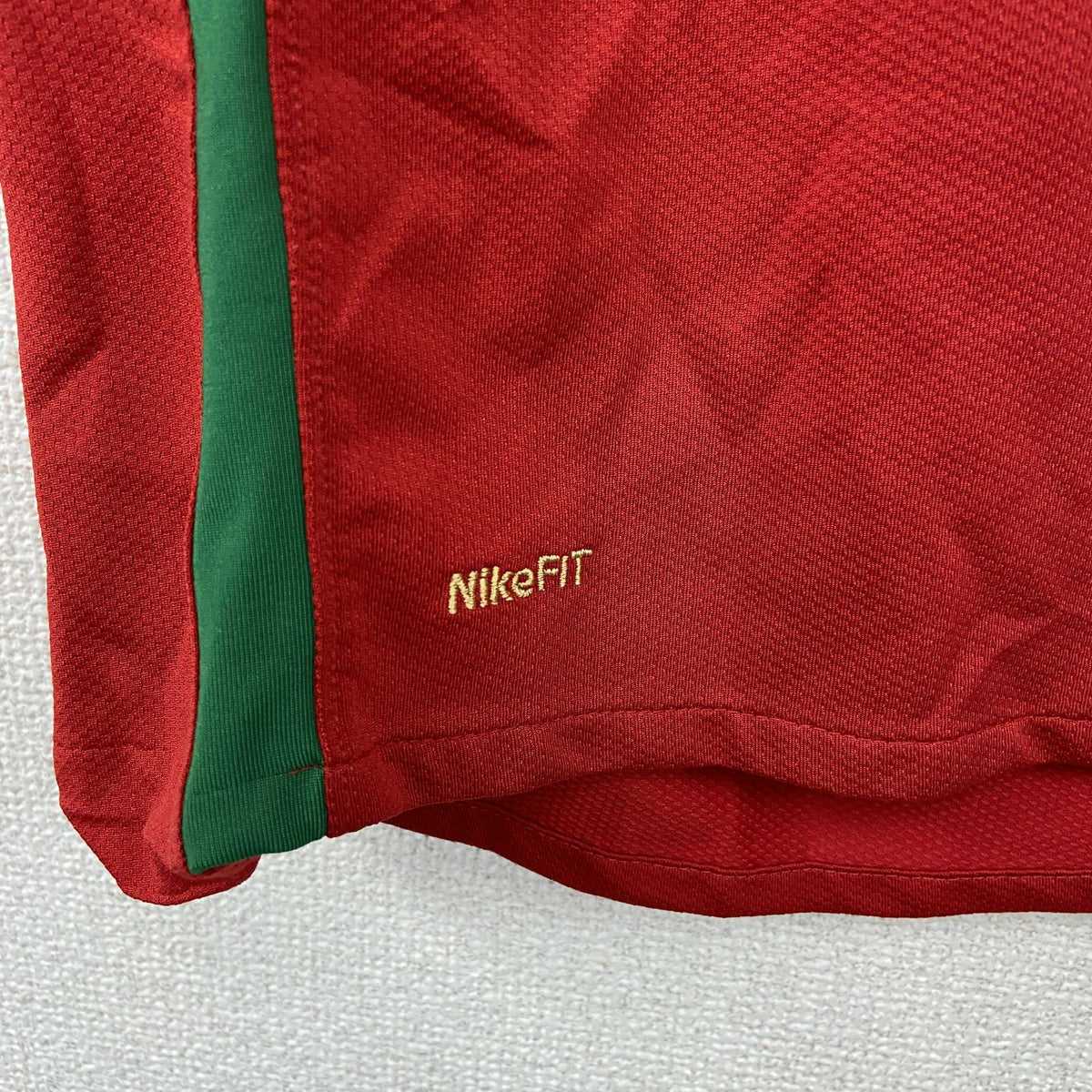 NIKE　ナイキ　ポルトガル代表　ロナウド　半袖Tシャツ　ユニフォーム　ゲームシャツ　赤　レッド　Lサイズ　古着