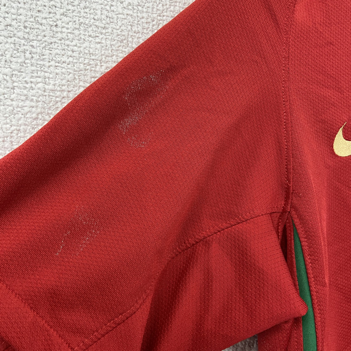 NIKE　ナイキ　ポルトガル代表　ロナウド　半袖Tシャツ　ユニフォーム　ゲームシャツ　赤　レッド　Lサイズ　古着