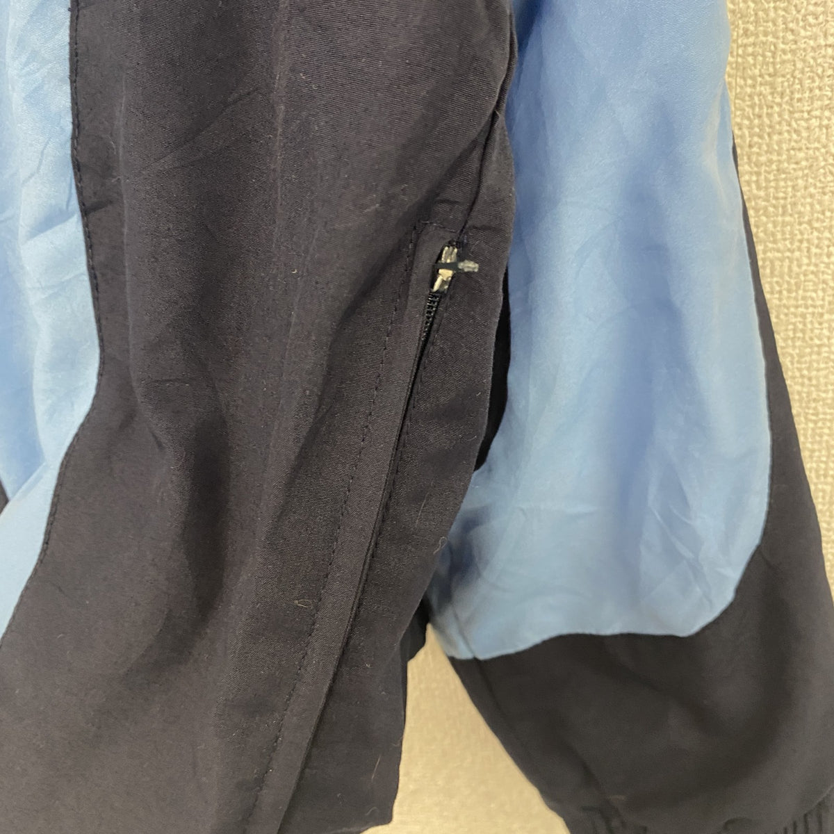 TEAM APPAREL　チームアパレル　フルジップジャケット　紺　ネイビー　Mサイズ ウインドブレーカー ナイロンアウター メンズ 古着