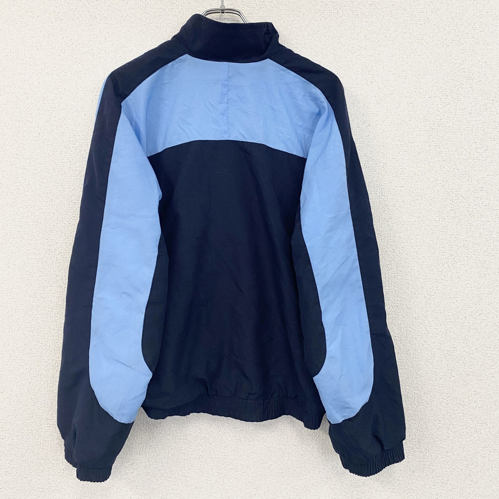 TEAM APPAREL　チームアパレル　フルジップジャケット　紺　ネイビー　Mサイズ ウインドブレーカー ナイロンアウター メンズ 古着