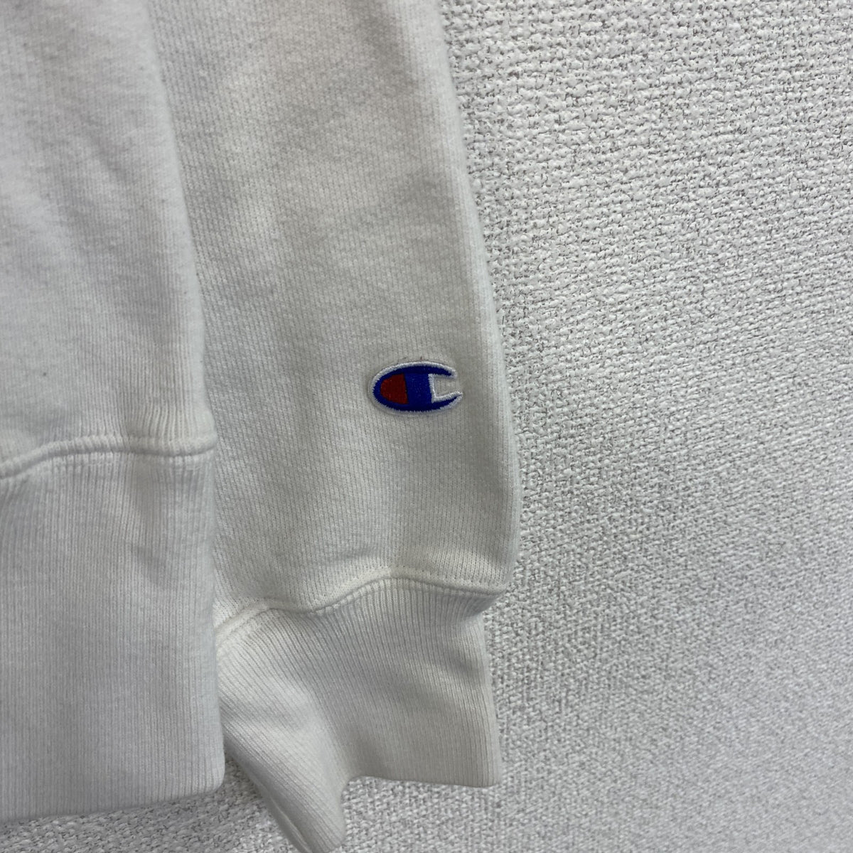 Champion　チャンピオン　リバースウィーブ　スウェットパーカー/フーディー　白　ホワイト　Lサイズ トレーナー スウェットトップス フード付き 古着