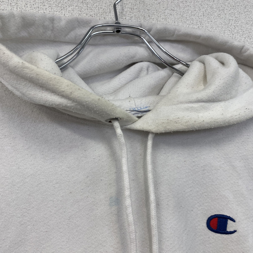 Champion　チャンピオン　リバースウィーブ　スウェットパーカー/フーディー　白　ホワイト　Lサイズ トレーナー スウェットトップス フード付き 古着