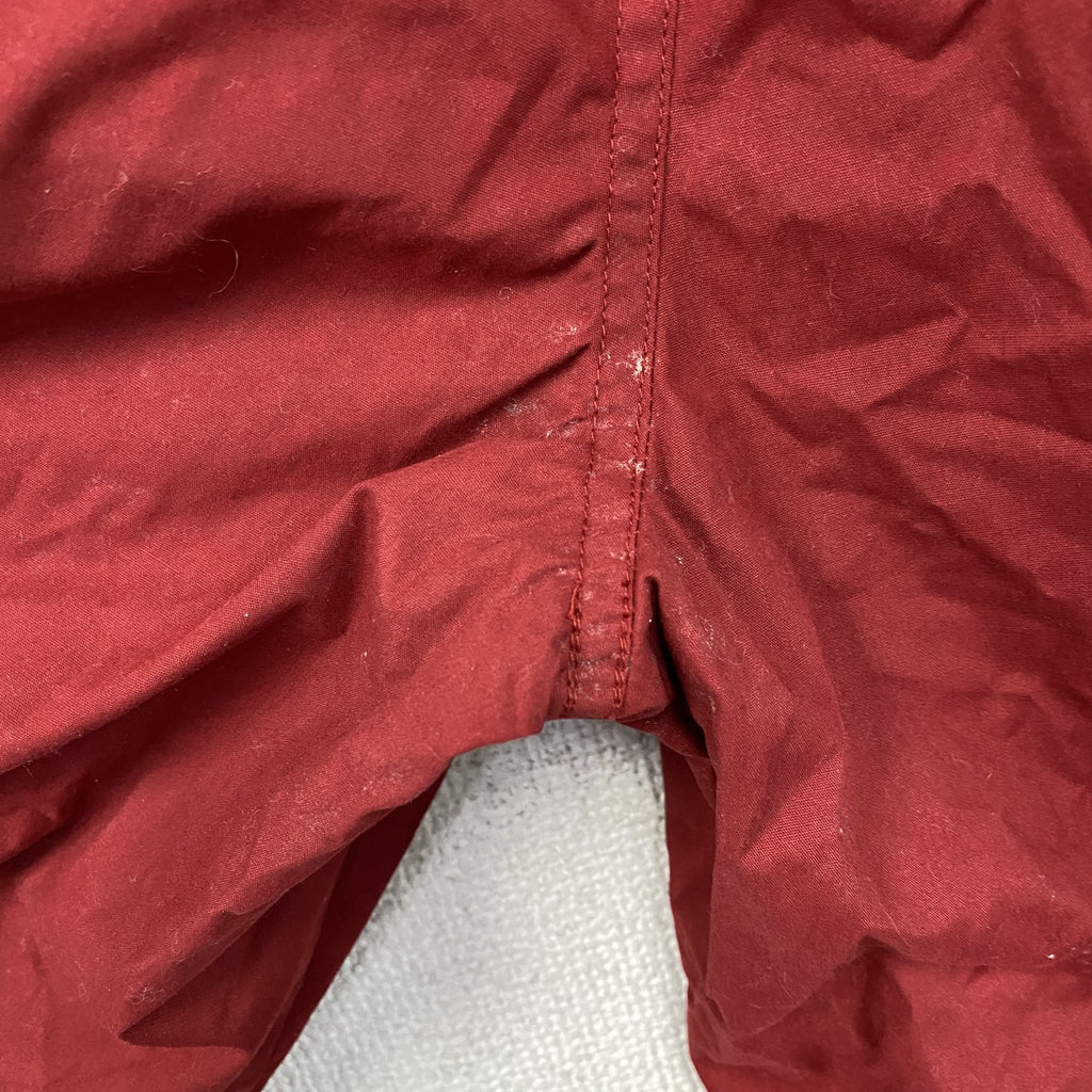 FIRST DOWN　ファーストダウン　ハーフパンツ/ショートパンツ　赤　レッド　Lサイズ メンズ ポリエステル コットン 古着