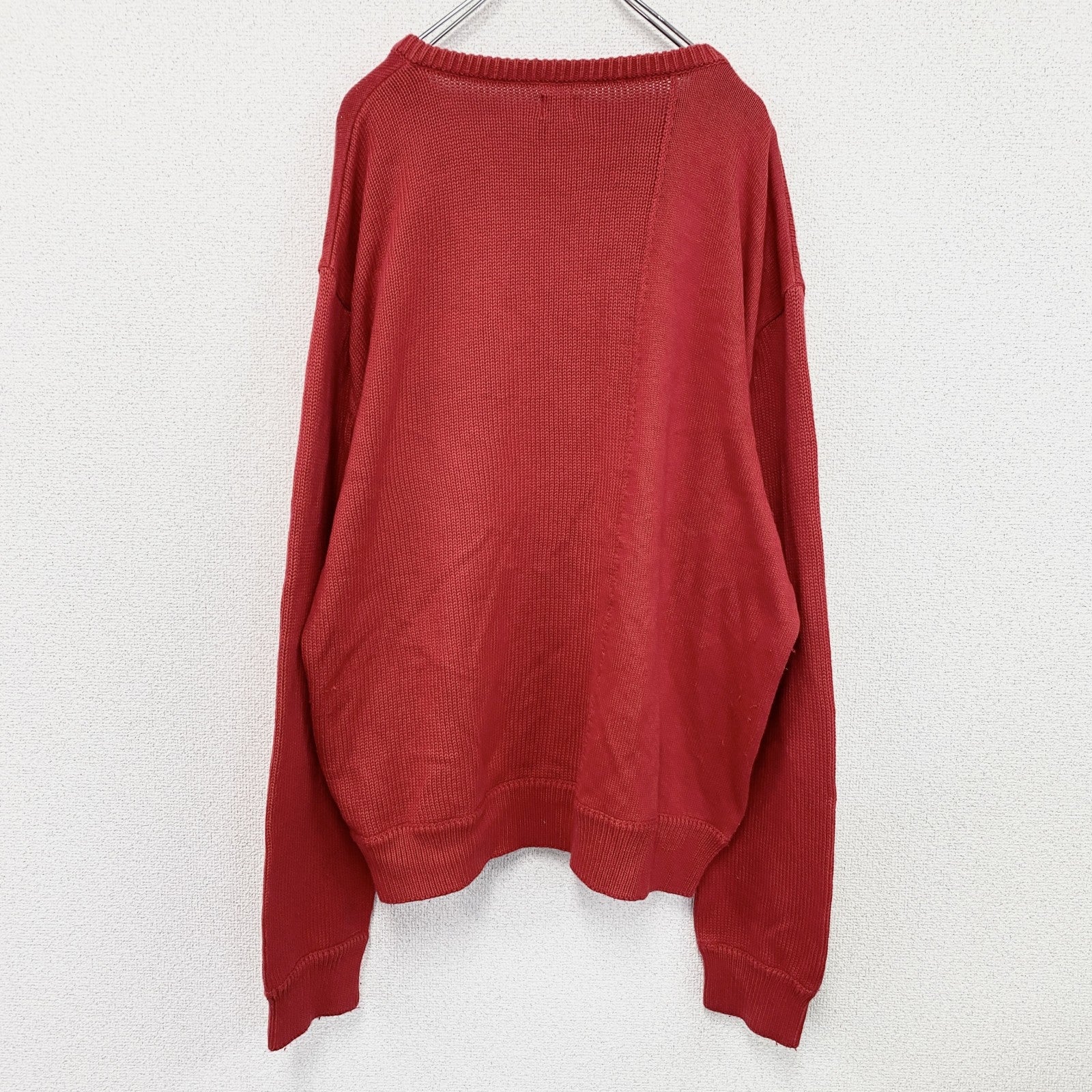 Levi’ｓ　リーバイス　コットンニットセーター　赤　レッド　2XLサイズ　古着