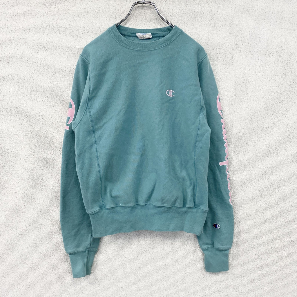 Champion　チャンピオン　リバースウィーブ　スウェット/トレーナー　水色　ライトブルー　XSサイズ　古着