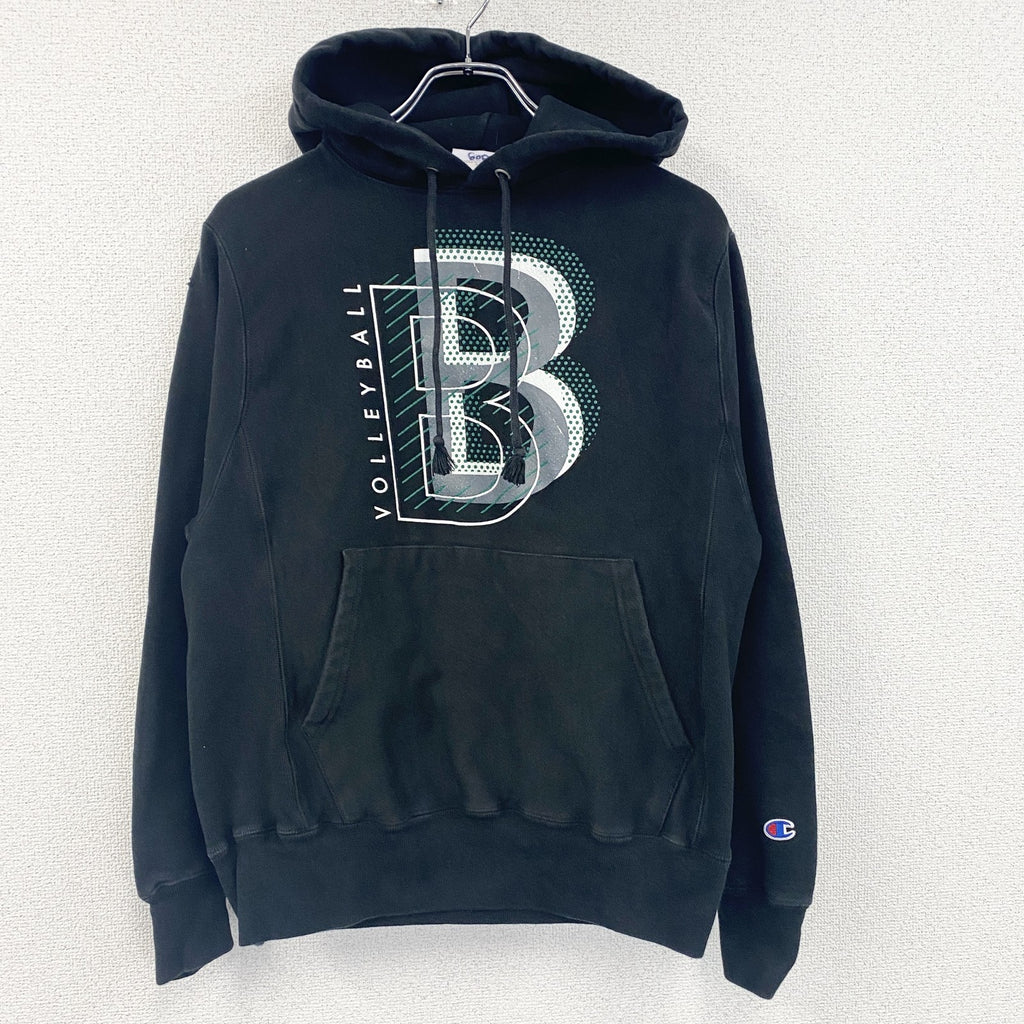 Champion　チャンピオン　リバースウィーブ　スウェットパーカー/フーディー　黒　ブラック　Sサイズ　古着
