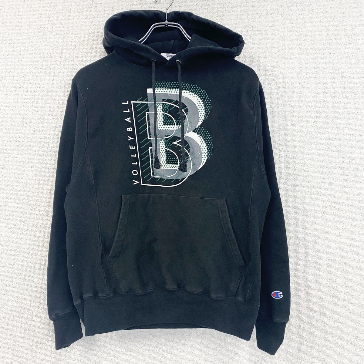 Champion　チャンピオン　リバースウィーブ　スウェットパーカー/フーディー　黒　ブラック　Sサイズ　古着