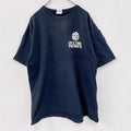 GILDAN　ギルダン　半袖プリントメッセージTシャツ　4連プリント　両面プリント　黒　ブラック　XLサイズ　古着