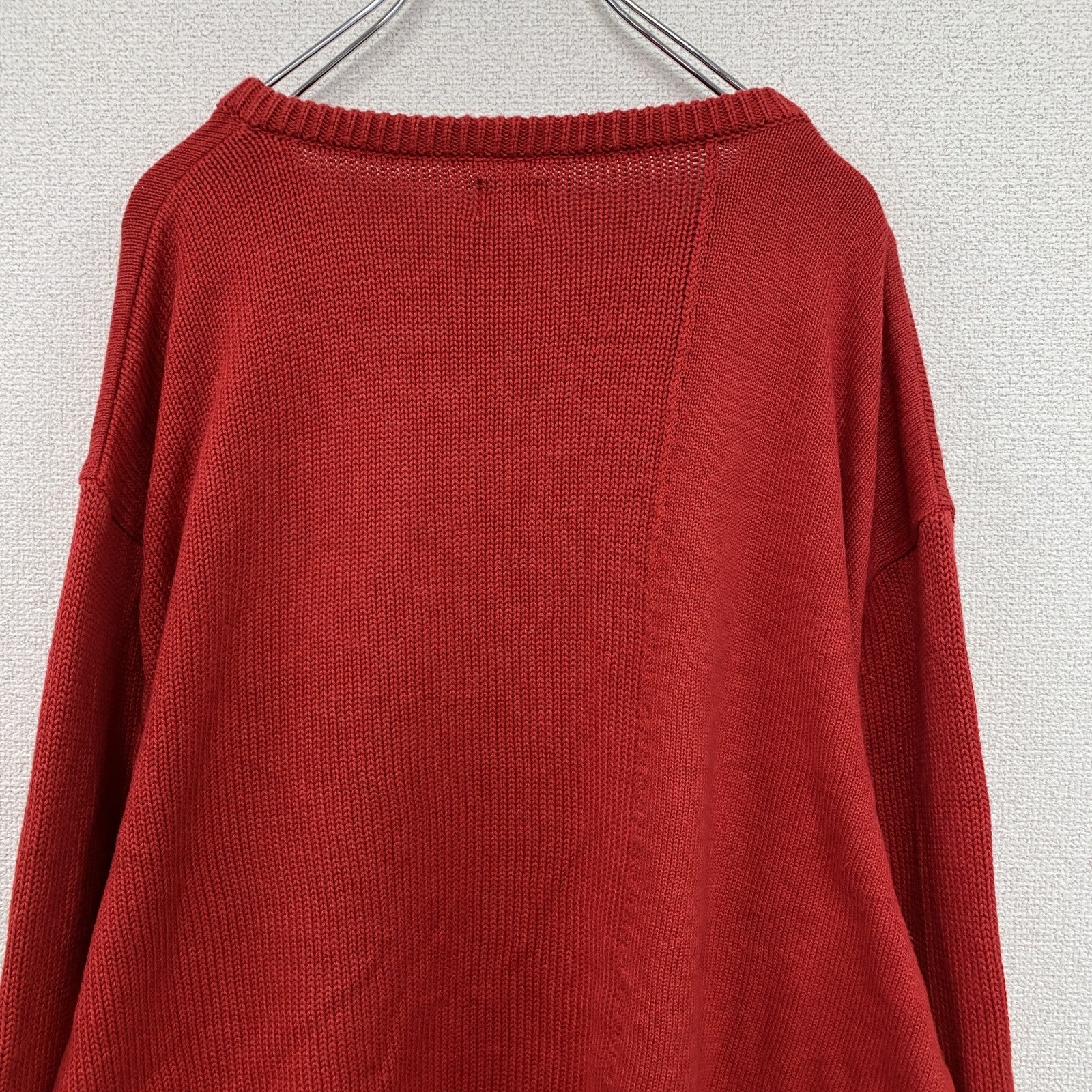 Levi’ｓ　リーバイス　コットンニットセーター　赤　レッド　2XLサイズ　古着