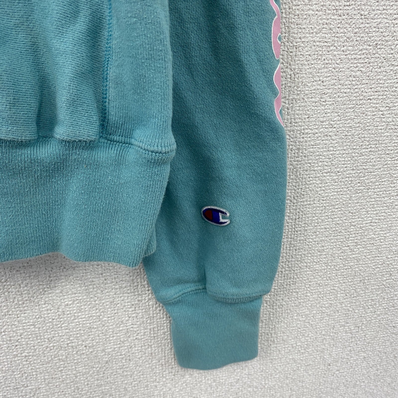Champion　チャンピオン　リバースウィーブ　スウェット/トレーナー　水色　ライトブルー　XSサイズ　古着