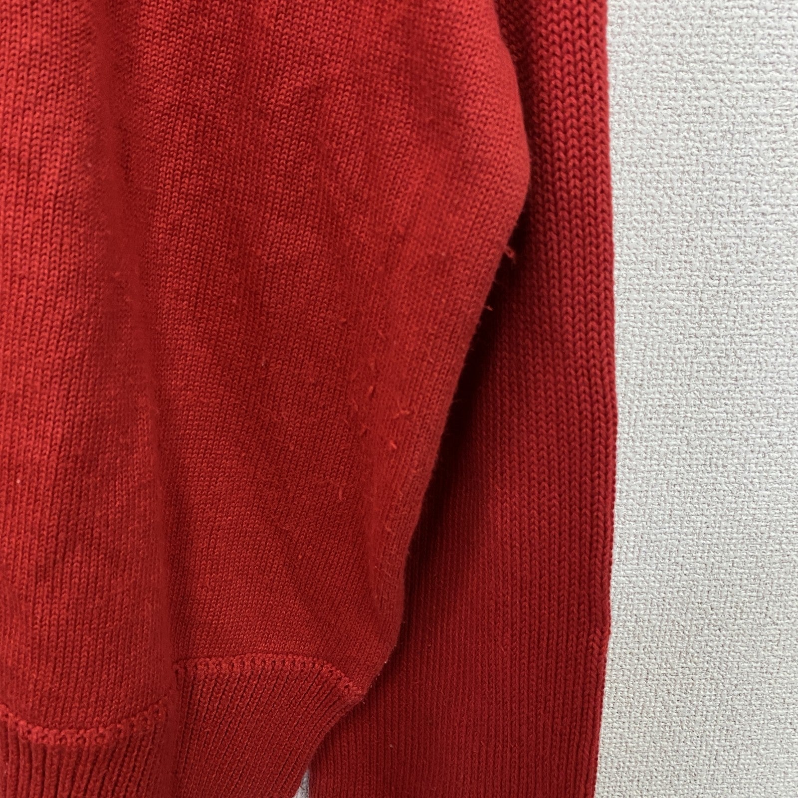 Levi’ｓ　リーバイス　コットンニットセーター　赤　レッド　2XLサイズ　古着