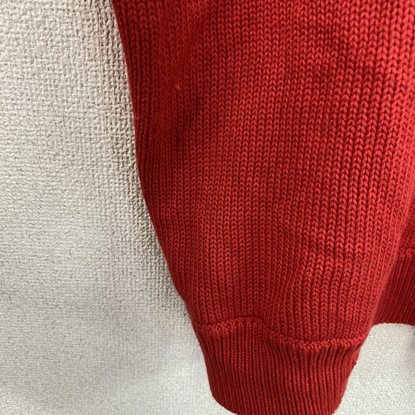 Levi’ｓ　リーバイス　コットンニットセーター　赤　レッド　2XLサイズ　古着