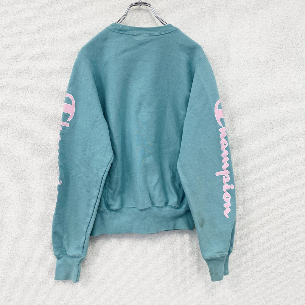 Champion　チャンピオン　リバースウィーブ　スウェット/トレーナー　水色　ライトブルー　XSサイズ　古着
