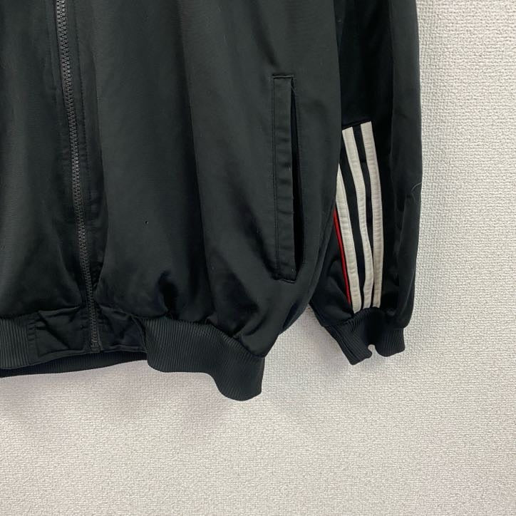 adidas　アディダス　トラックジャケット/ジャージ　黒　ブラック　古着