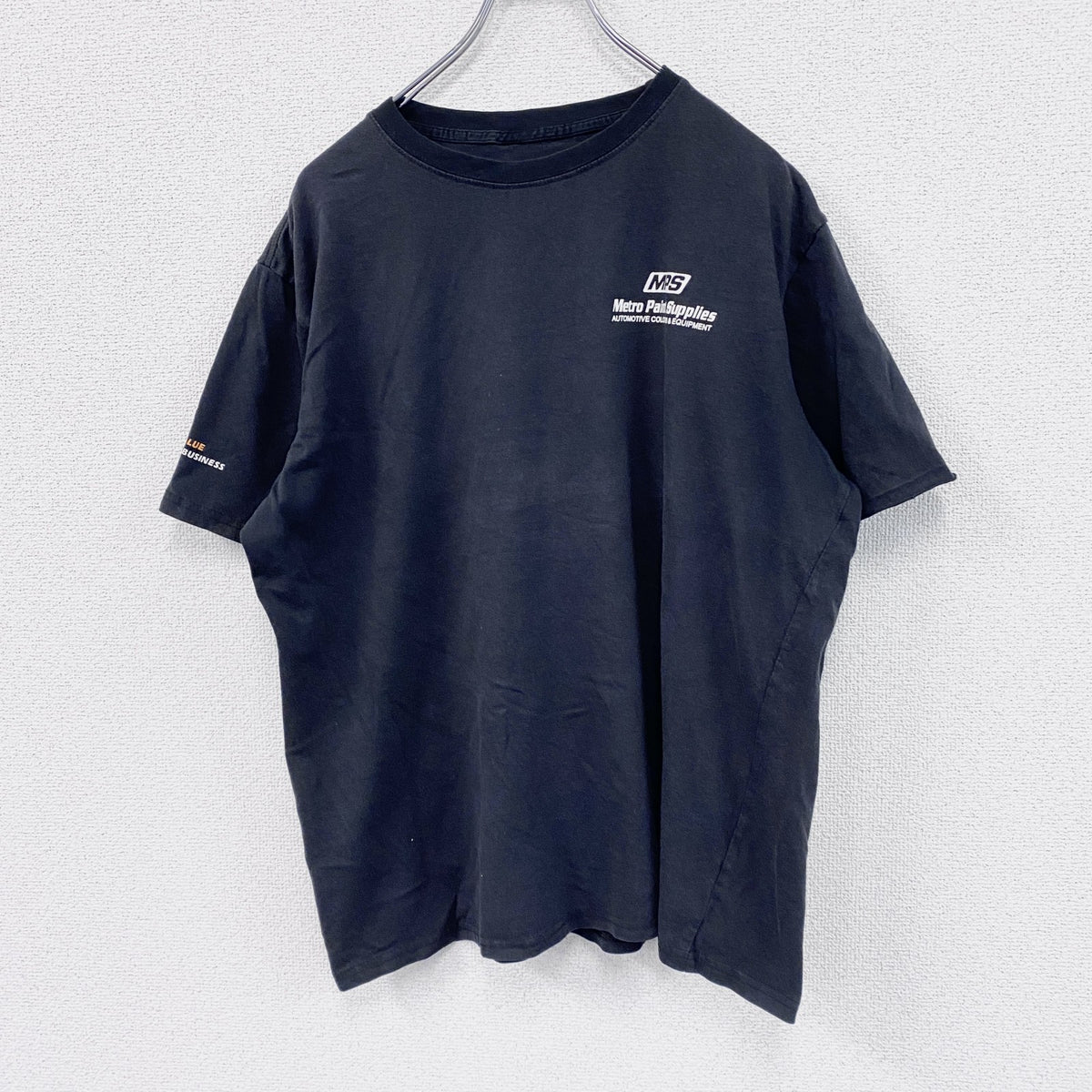 半袖プリントTシャツ　MPS　黒　ブラック　古着