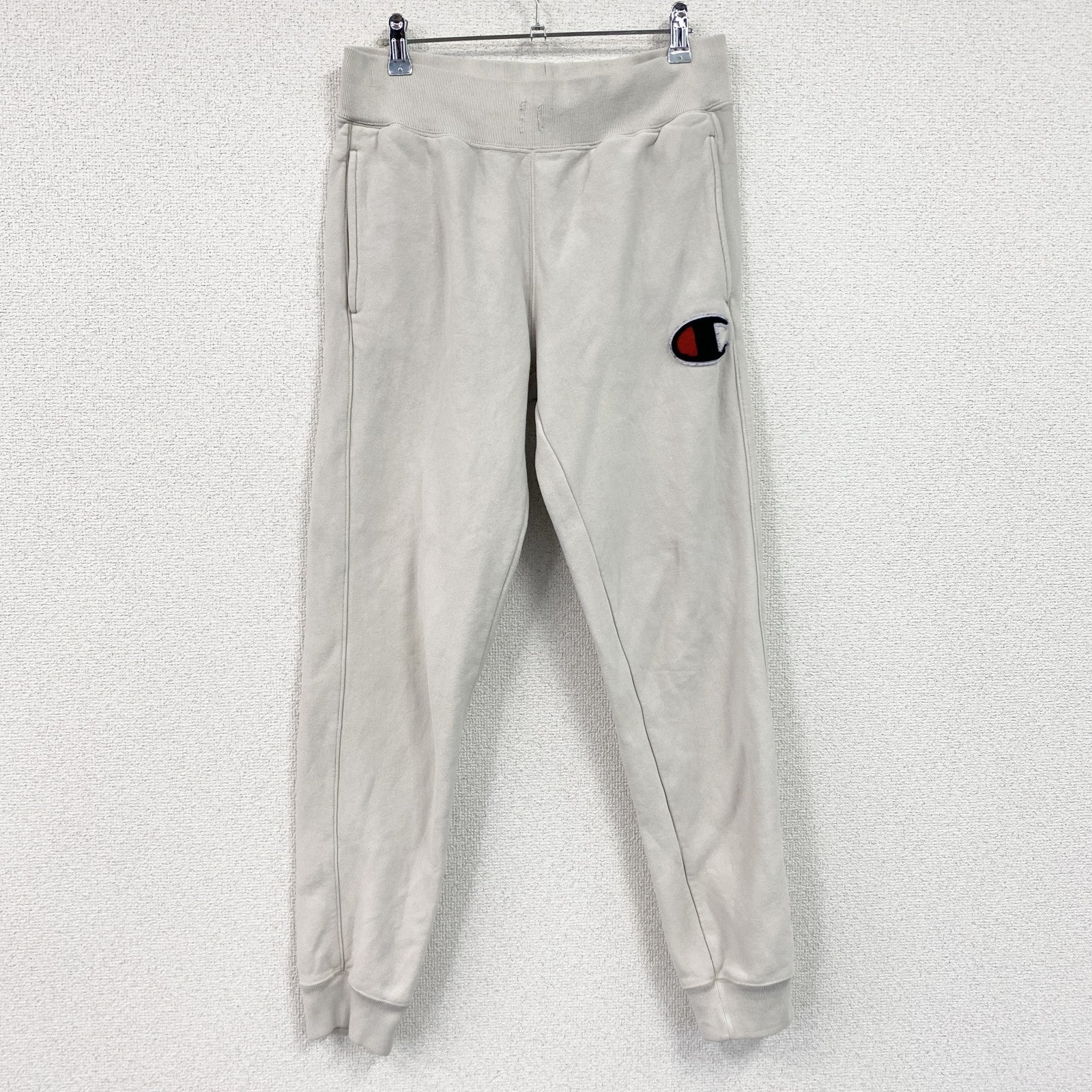 Champion　チャンピオン　リバースウィーブ　スウェットパンツ　白　ホワイト　Mサイズ　古着