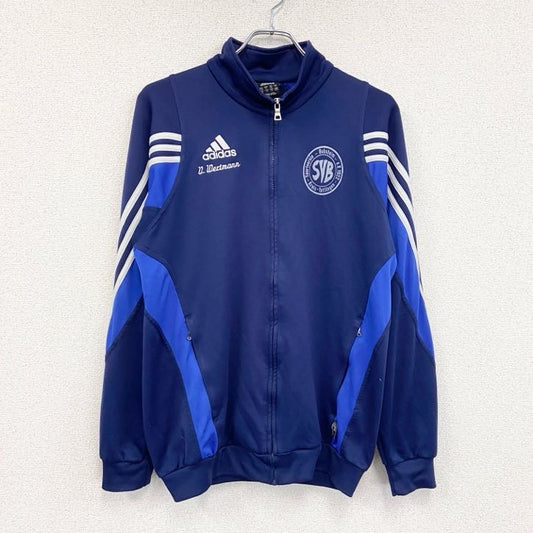 00s　adidas　アディダス　トラックジャケット/ジャージ　ヴィンテージ　紺　ネイビー　Mサイズ