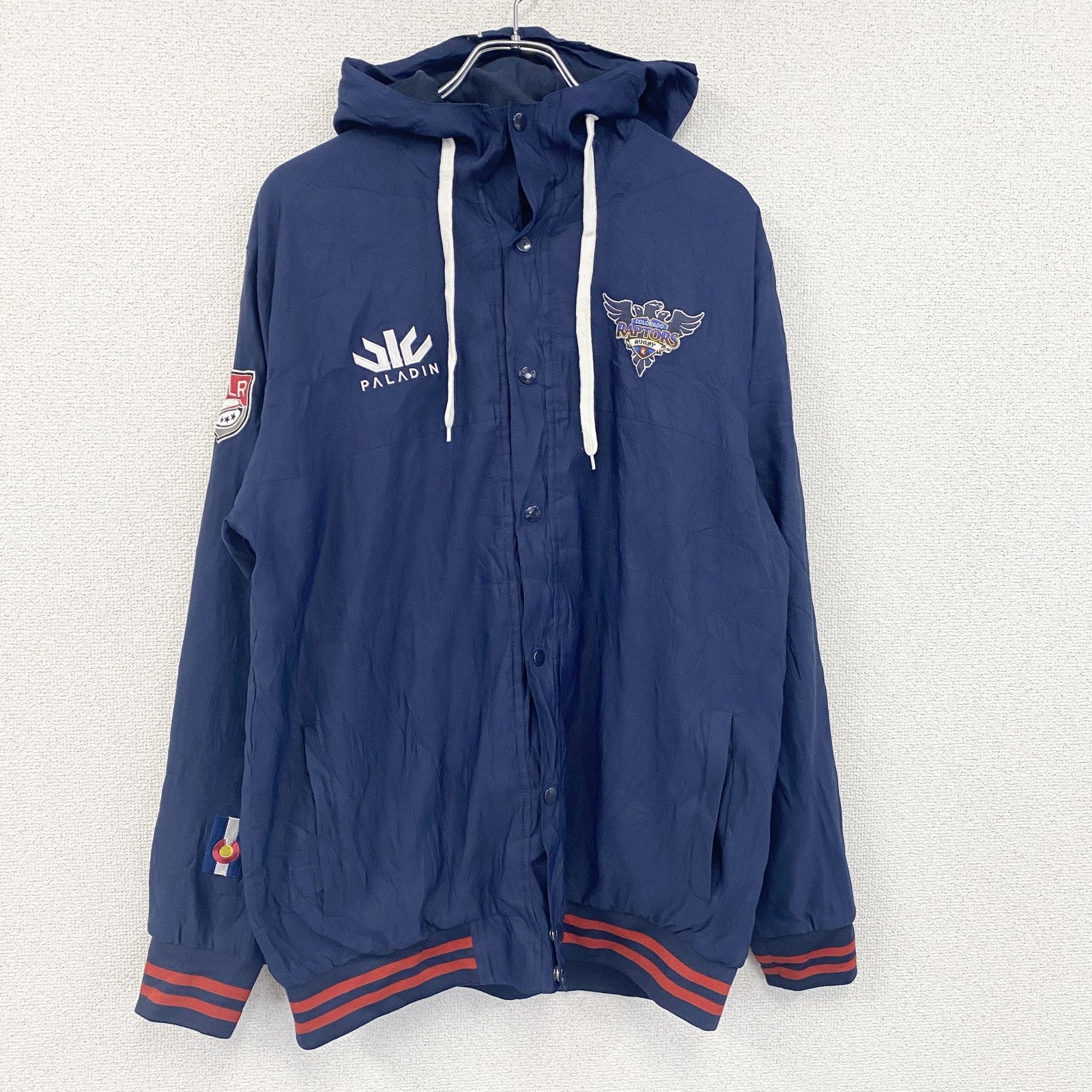 PALADIN　パラディン　フルボタンジャケット　Colorado Raptors　紺　ネイビー　古着