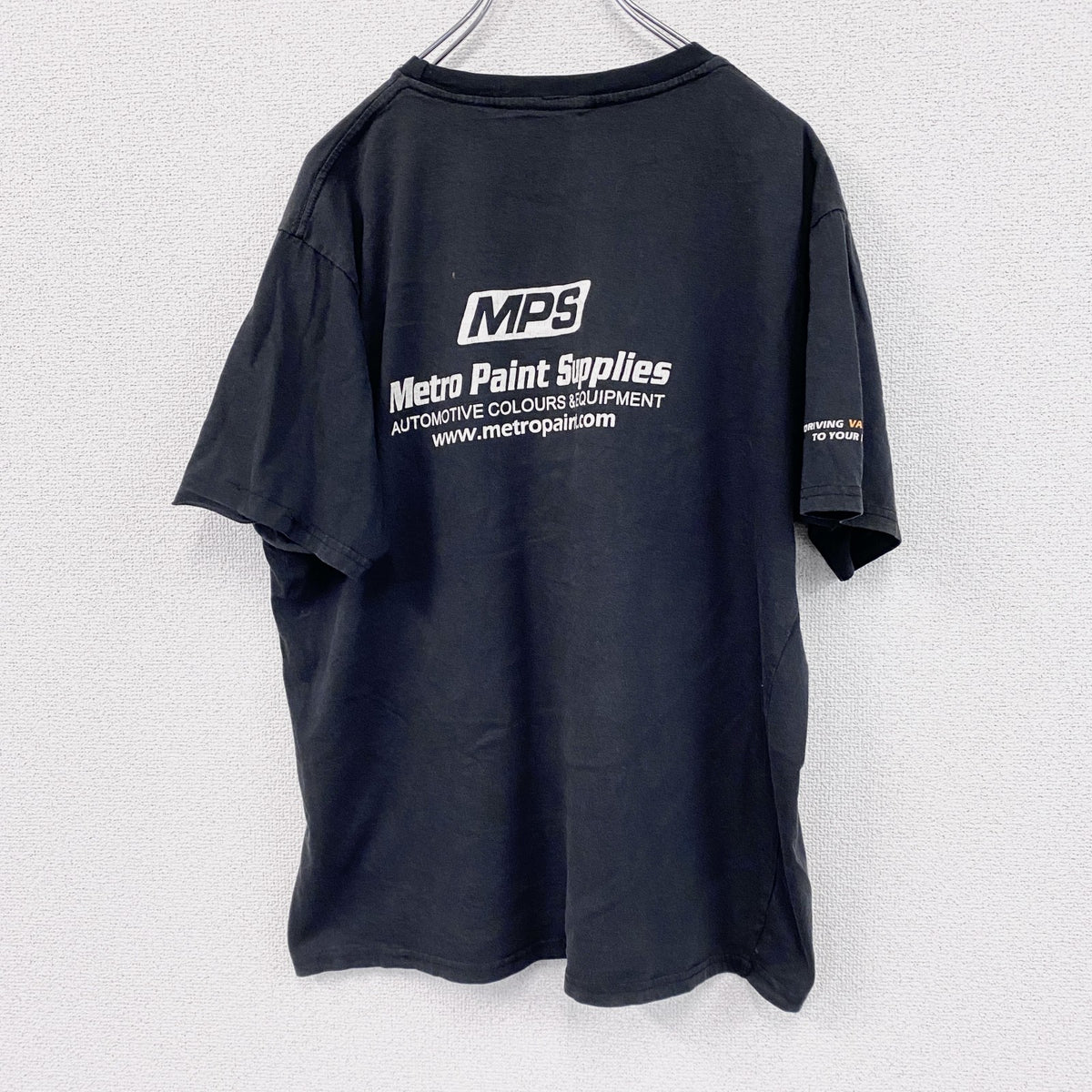 半袖プリントTシャツ　MPS　黒　ブラック　古着