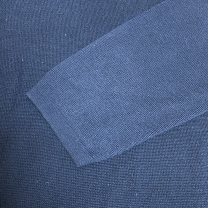 古着 used　Calvin Klein Jeans カルバンクラインジーンズ　長袖ハーフボタンニット　セーター　黒　Lサイズ