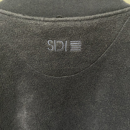 古着 used　SDI　長袖起毛スウェット　フリースプルオーバー　SAMOSET GOLF　ワッペン　刺繍　XLサイズ