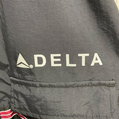 古着 used　CINTAS　シンタス　長袖フルジップブルゾン　ジャンパー　DELTA　黒　ブラック　オーバーサイズ