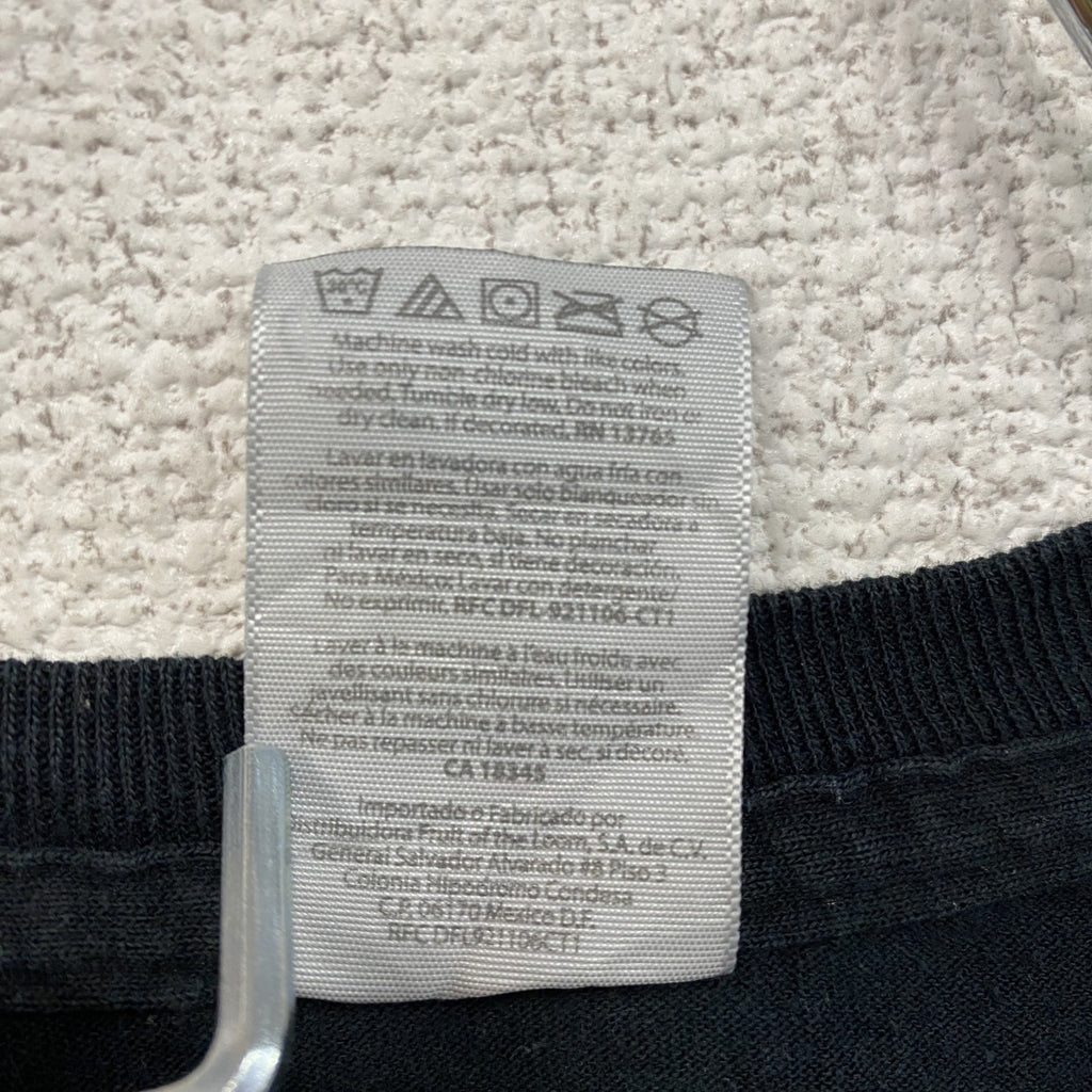 00s　JERZEES　ジャージーズ　U.S.ARMY　米軍　半袖プリントTシャツ　星条旗　ヴィンテージ　黒　ブラック　XLサイズ　古着