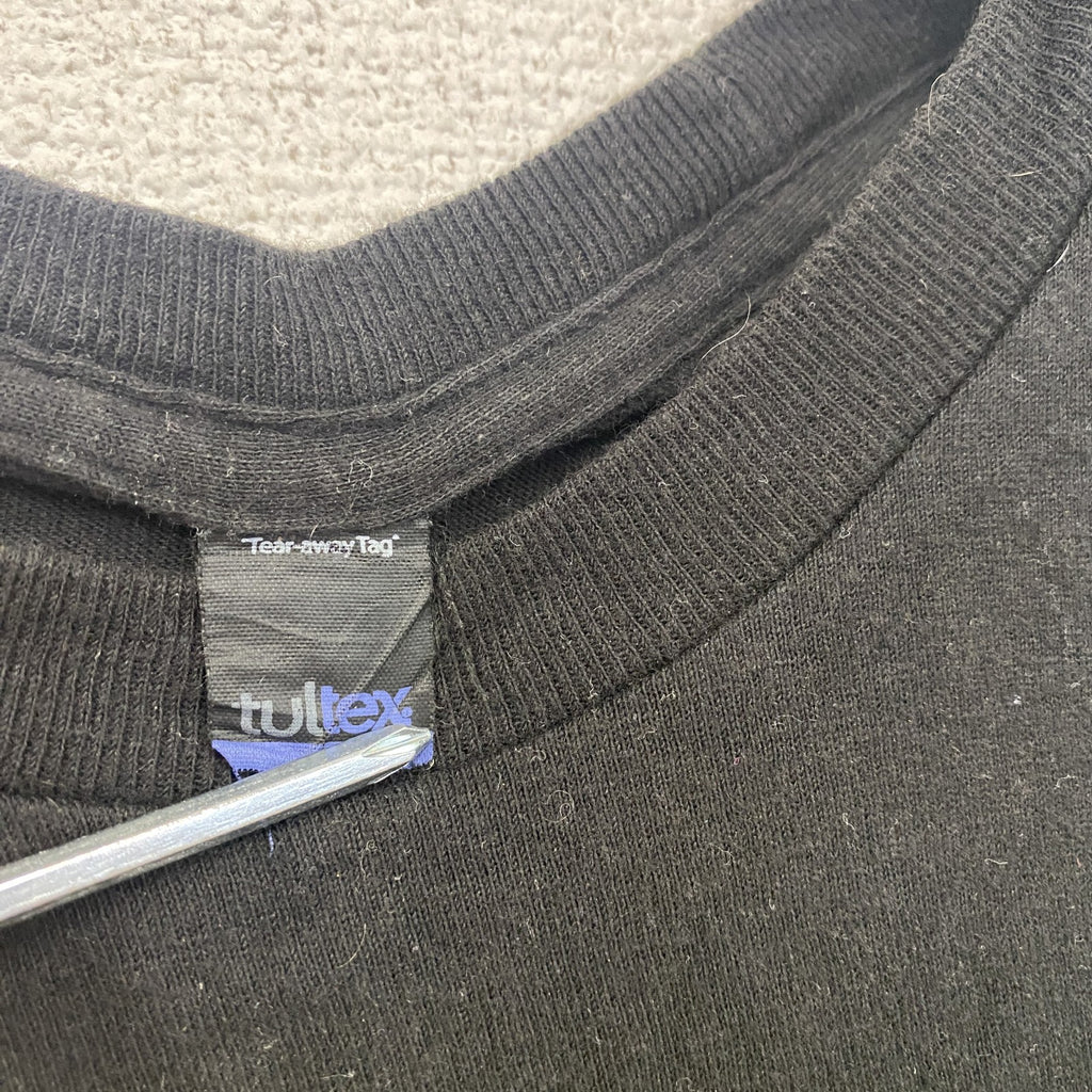 tultex　タルテックス　半袖Tシャツ　マイクハマーコミックマジックショー　黒　ブラック　古着