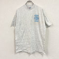 Hanes　ヘインズ　半袖プリントTシャツ　シングルステッチ　灰色　グレー　Lサイズ　古着