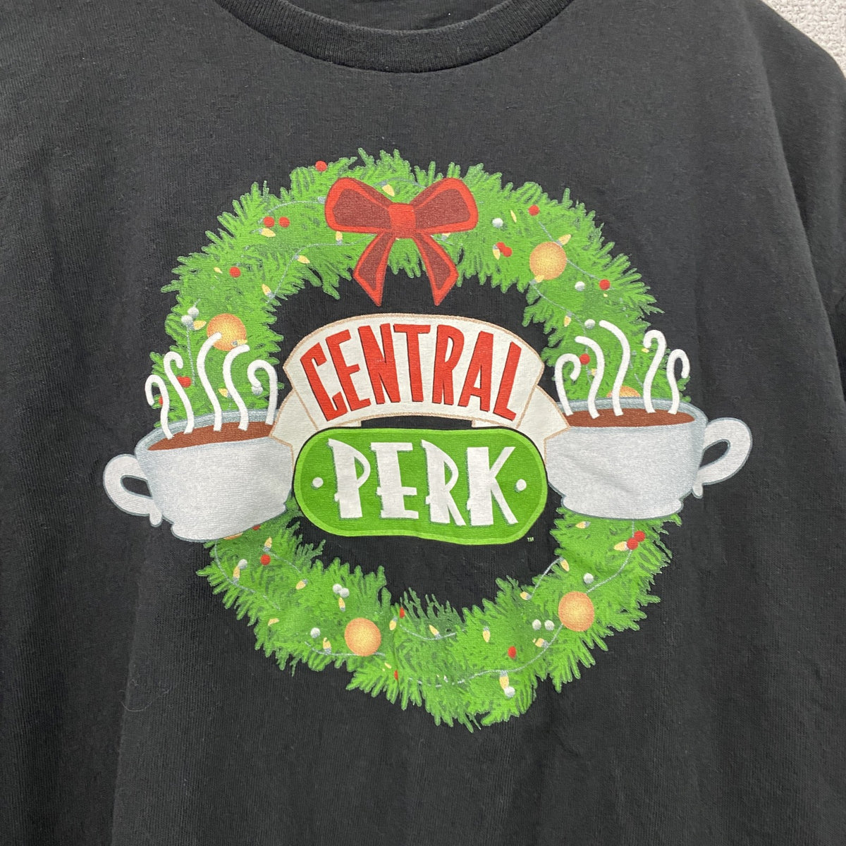 FRIENDS　フレンズ　半袖プリントムービーTシャツ　黒　ブラック　Lサイズ　古着