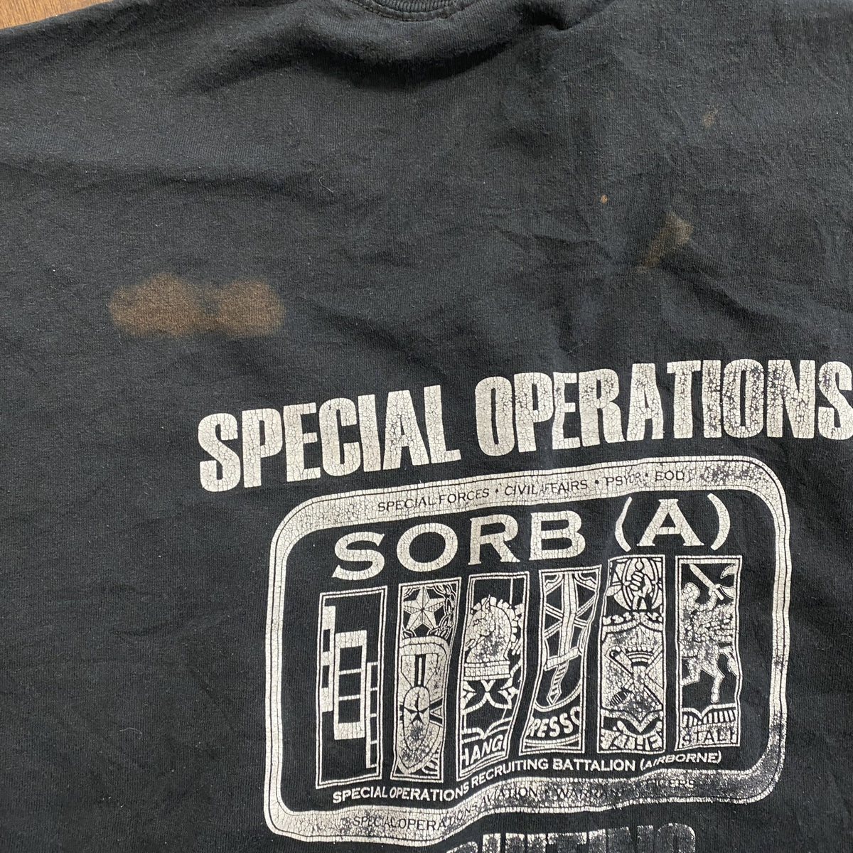 00s　JERZEES　ジャージーズ　U.S.ARMY　米軍　半袖プリントTシャツ　星条旗　ヴィンテージ　黒　ブラック　XLサイズ　古着