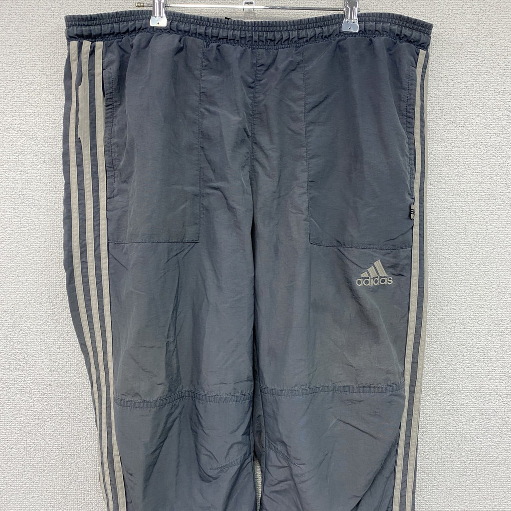 adidas　アディダス　ナイロンパンツ　グレー　Mサイズ メンズ 古着