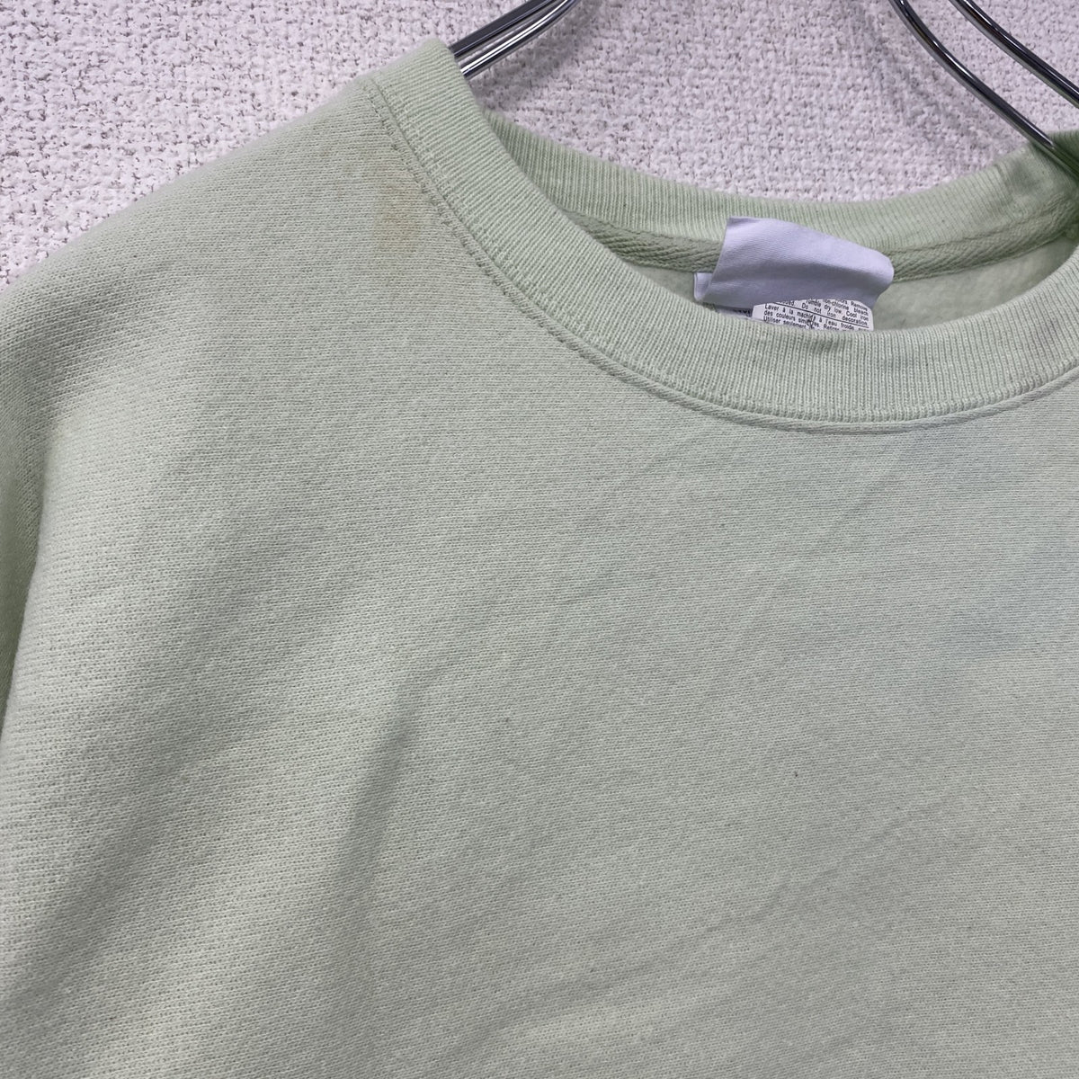 Champion　チャンピオン　リバースウィーブ　スウェット/トレーナー　パステルグリーン　XSサイズ　古着