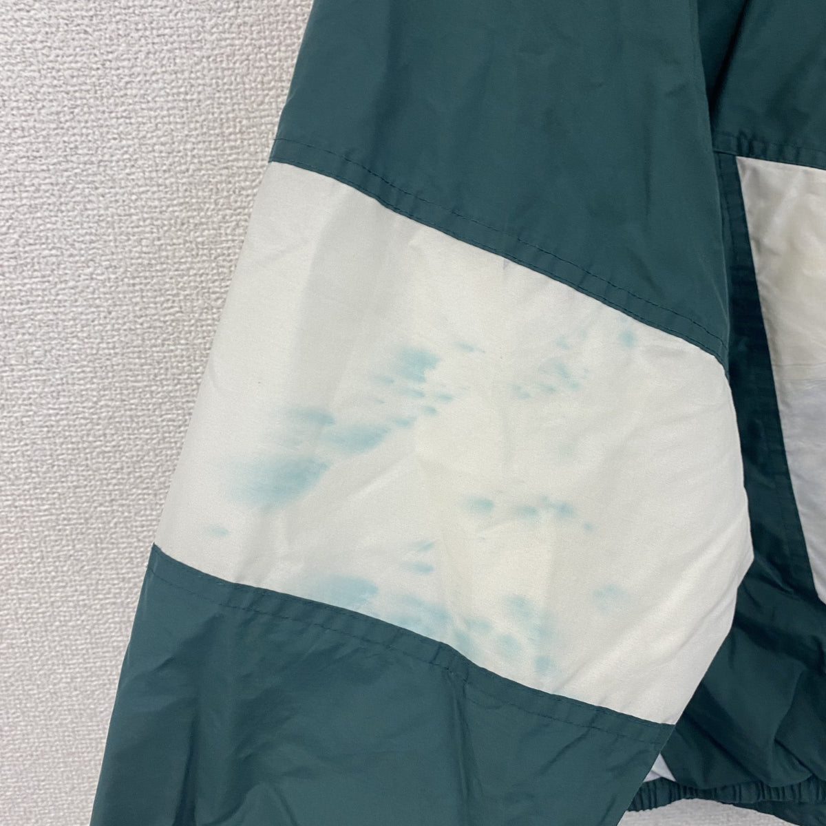 90s　Holloway　ホロウェイ　フルジップナイロンジャケット　ヴィンテージ　深緑　ディープグリーン　XLサイズ　古着