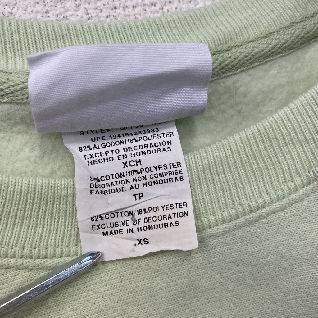 Champion　チャンピオン　リバースウィーブ　スウェット/トレーナー　パステルグリーン　XSサイズ　古着