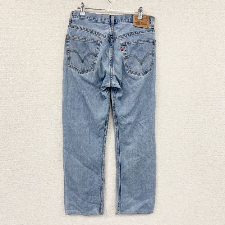 Levi's　リーバイス　505　デニムパンツ/ジーンズ　ジップフライ　メキシコ製　ブルー　W32サイズ メンズ コットン 古着