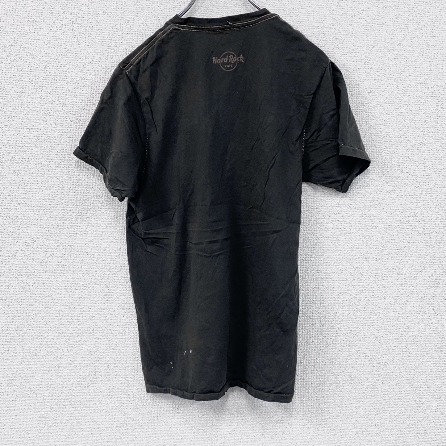 Hard Rock CAFE　ハードロックカフェ　半袖プリントTシャツ　シングルステッチ　黒　ブラック　Sサイズ