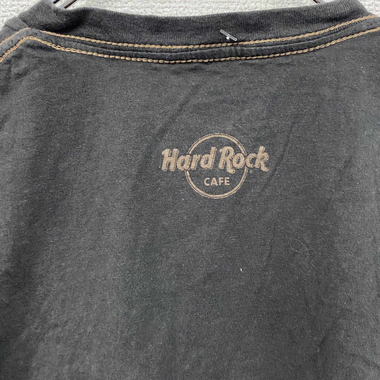 Hard Rock CAFE　ハードロックカフェ　半袖プリントTシャツ　シングルステッチ　黒　ブラック　Sサイズ