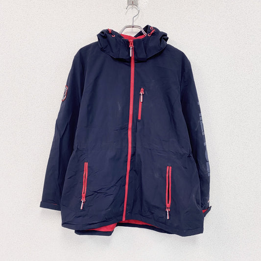 TOMMY HILFIGER　トミーヒルフィガー　フルジップ中綿ジャケット　紺　ネイビー　2XLサイズ