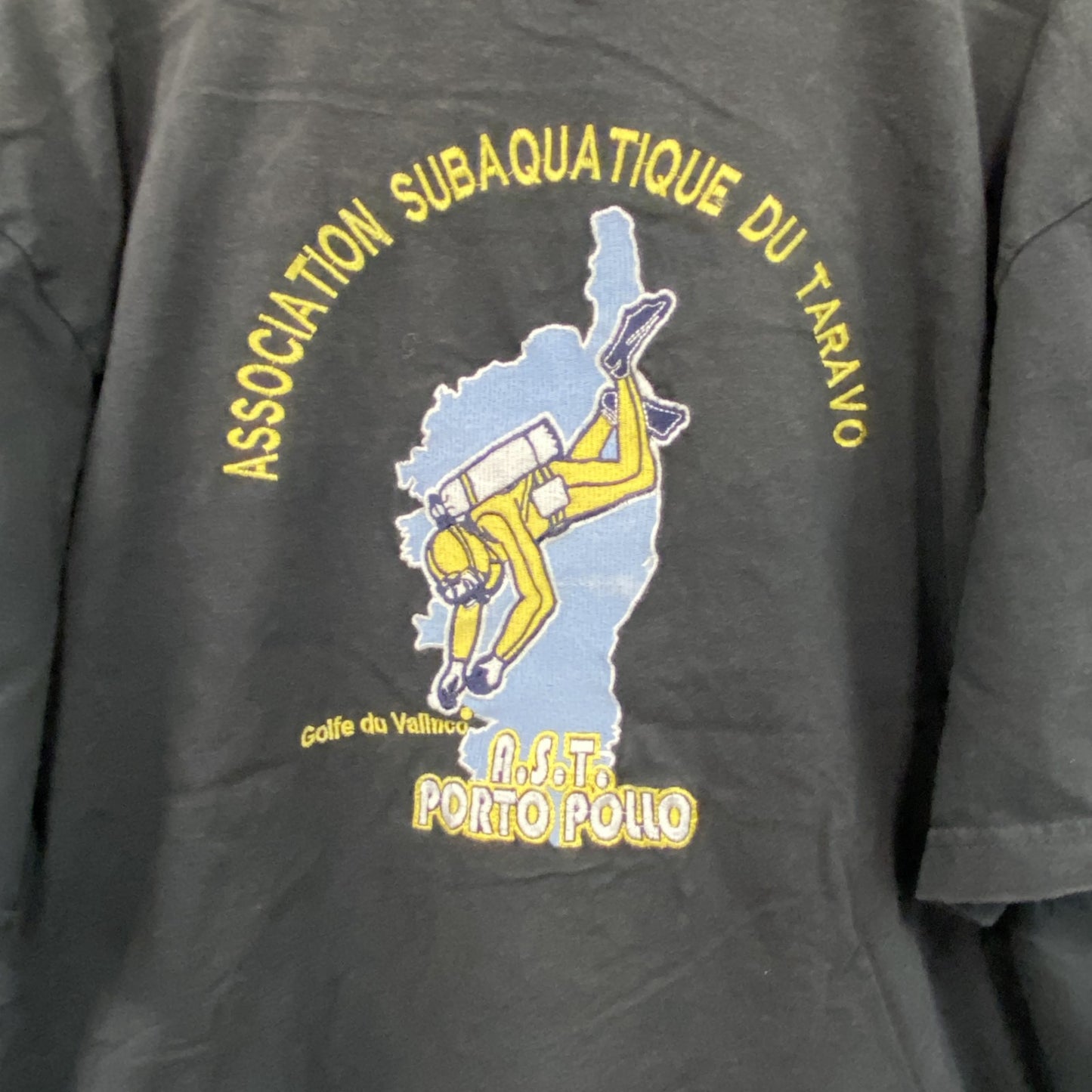 ～00s　APPLE　アップル　半袖刺繡デザインTシャツ　ヴィンテージ　黒　ブラック