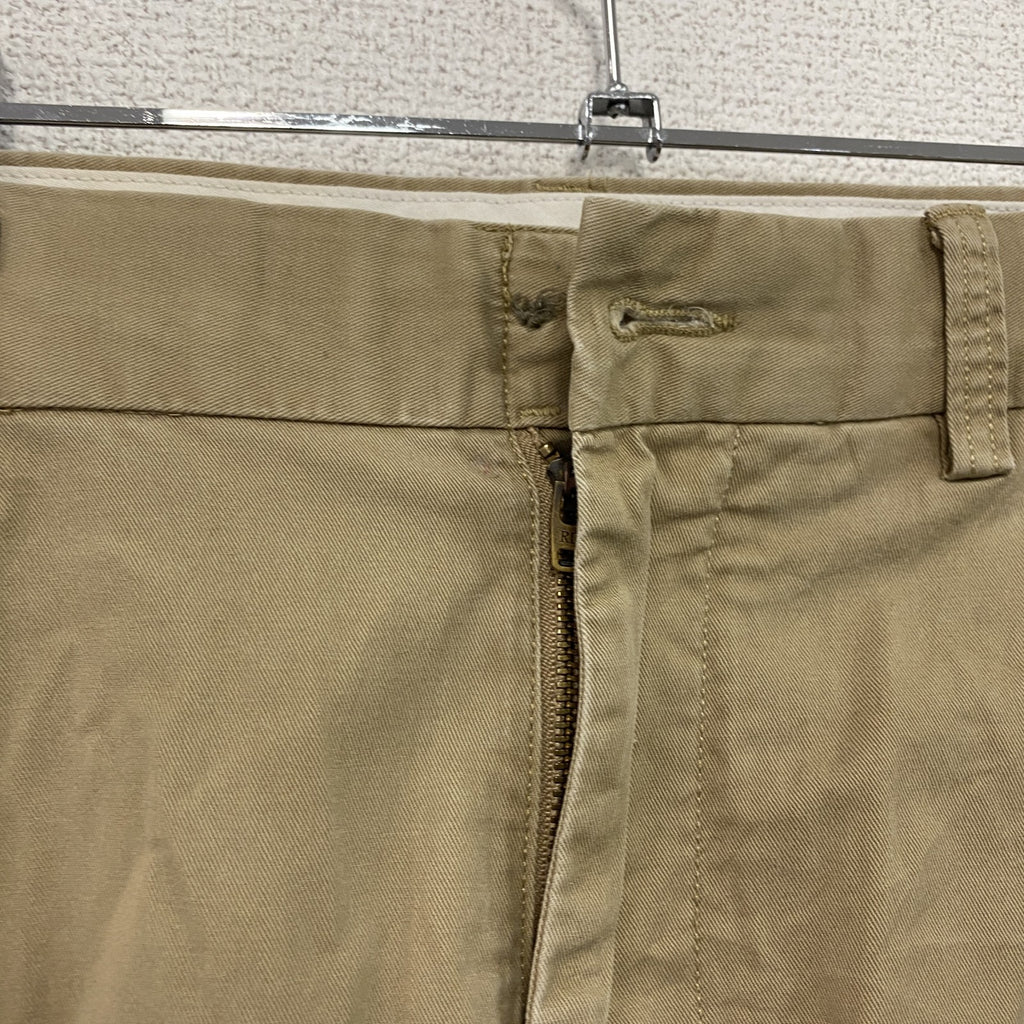 POLO RALPH LAUREN　ポロラルフローレン　ポロチノ　チノパンツ　ジップフライ　ベージュ　W36サイズ　古着