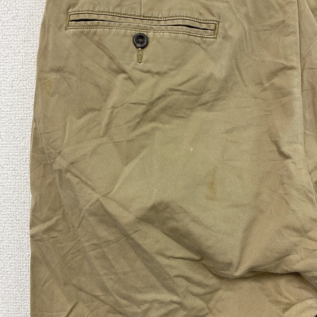 POLO RALPH LAUREN　ポロラルフローレン　ポロチノ　チノパンツ　ジップフライ　ベージュ　W36サイズ　古着