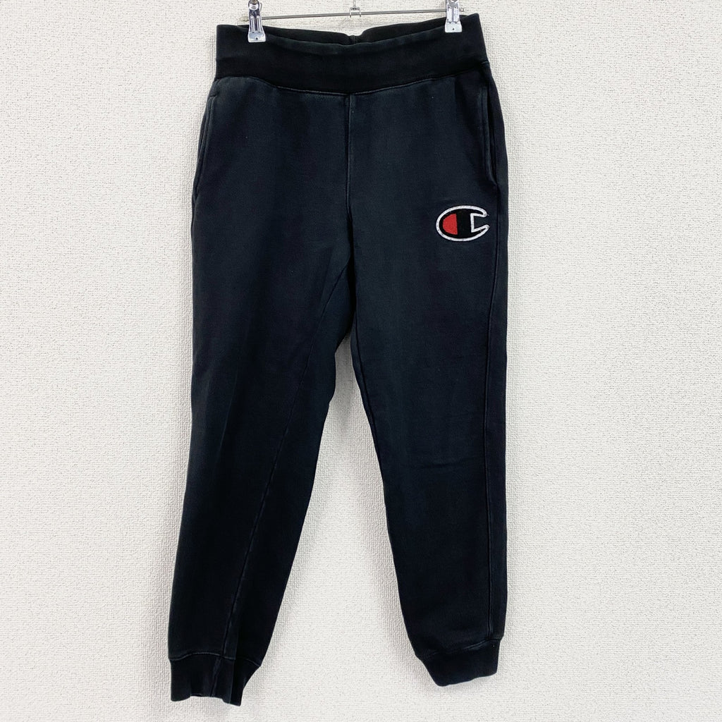 Champion　チャンピオン　リバースウィーブ　スウェットパンツ　黒　ブラック　Mサイズ　古着