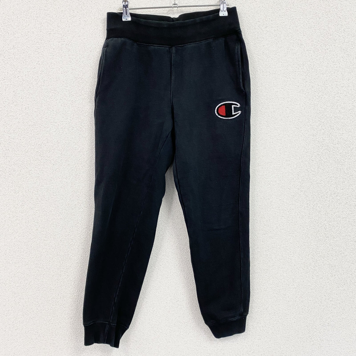 Champion　チャンピオン　リバースウィーブ　スウェットパンツ　黒　ブラック　Mサイズ　古着