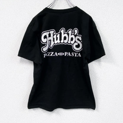 Hanes　ヘインズ　半袖プリントTシャツ　黒　ブラック　Mサイズ