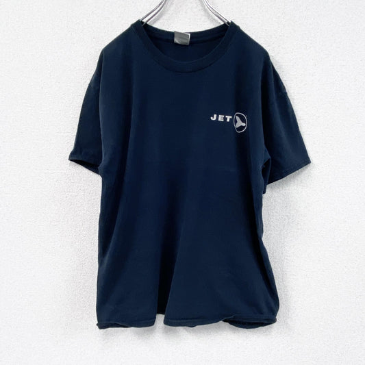 GILDAN　ギルダン　半袖プリントTシャツ　JET　黒　ブラック　Lサイズ