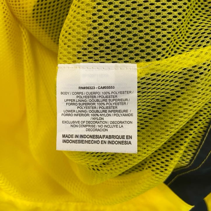 00s　NIKE　ナイキ　ジャージセットアップ　トラックジャケット　トラックパンツ　イエロー　ブラック　Lサイズ　古着