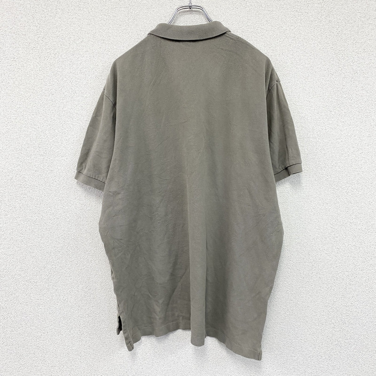Polo by Ralph Lauren　ポロバイラルフローレン　半袖ポロシャツ　ビックポニー　刺ロゴ　グレー　XLサイズ　古着