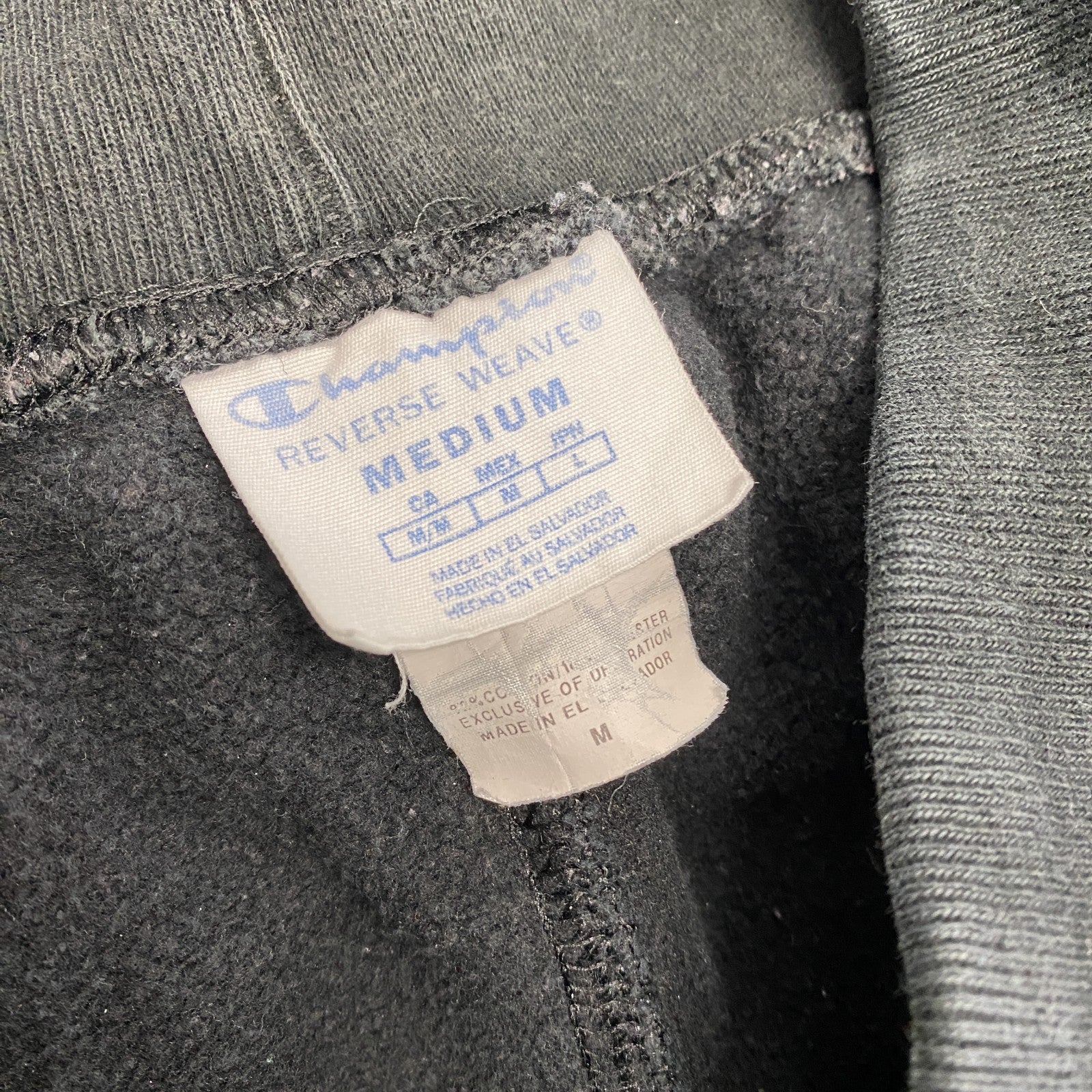Champion　チャンピオン　リバースウィーブ　スウェットパンツ　黒　ブラック　Mサイズ　古着
